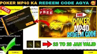 FREE FIRE REDEEM CODE TODAY 23 JANUARY REDEEM CODE FREE FIRE | FF REDEEM CODE TODAY 23 JANUARY