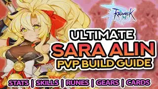 SARA ALIN DPS Build Guide for PVP ~ Stats, Skills, Runes, Gears, Cards, and MORE!!
