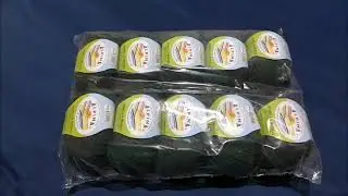Пряжа ALPINA ORNELLA MERINO  100\% мериносовая шерсть   10 шт. х  50 г  125 м ± 5 м - №052 т.зеленый