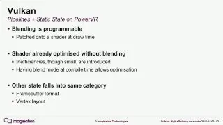Vulkan: Architecture positive or how the Vulkan API works for PowerVR GPUs