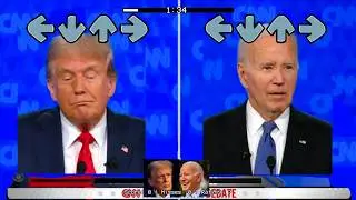 FNF DEATH DEBATE - Trump VS Biden