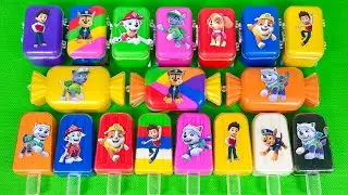 PAW PATROL: Mixed Shapes Looking For Clay: Ryder, Chase, Marshall,...Satisfying ASMR Video