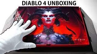 The Diablo 4 Unboxing - Press kit, Collector's Edition, Xbox Series X Console