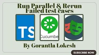 [2024] Part 8: How to Run Parallel & Rerun Failed test cases in Cucumber with Playwright Typescript