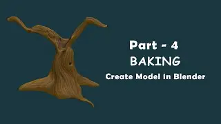 Create model in Blender part 4 - Baking textures