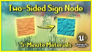 Two-Sided Sign Node | 5-Minute Materials [UE4/UE5]