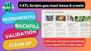 ETL Script Types and Concepts: The Ultimate Guide [ETL Scenario -3] 