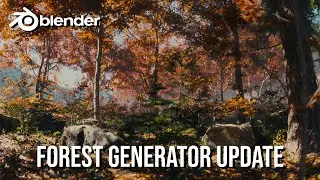Creating Realistic Forest MADE EASY! Forest Generator Update