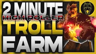 Farming High Roller Troll NAKED in Under 3 Minutes - Dark and Darker Guide