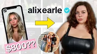 I Spent $800 to Look Like Alix Earle (trying outfits + makeup)