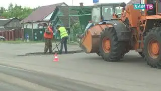 В городе продолжается ямочный ремонт