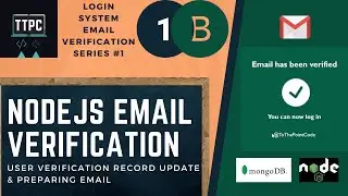 Email Verification In Node Js Part-B : Preparing to Send the Email