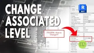 🦋 Revit Floor Plan - How To Change Associated Level - Quick Tip
