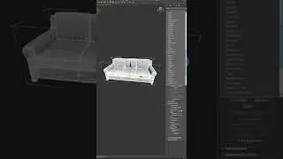 Как быстро сделать кресло из дивана в 3ds Max