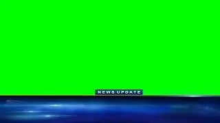 Lower Third_News Banner Scroll with Patti News Update Affect_Green Screen