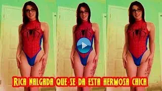 Naughty Spiderman gives sexy spanking