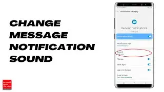 How to change message notification sound on Android (For whole contacts or a particular contact)