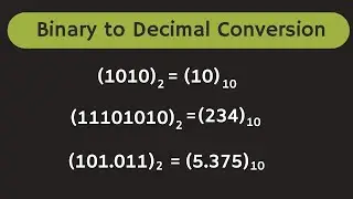 Binary Number System: Counting in Binary Number System | Binary to Decimal Conversion