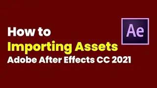 How to Importing Assets in Adobe After Effects CC 2021