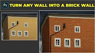 Turn Any Wall Into a Brick Wall - Photoshop Tutorial