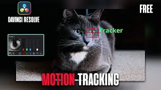 Motion Tracking | Add Text to a Moving Object in DaVinci Resolve | Free