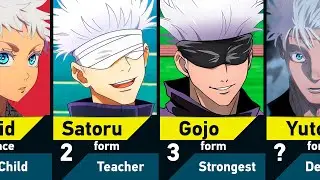 All Forms of Satoru Gojo in Jujutsu Kaisen