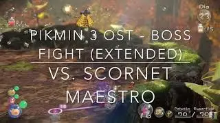 PIKMIN 3 OST - Boss Fight (Extended)[Scornet Maestro](Gameplay - Helldogmanquess)(1080p)