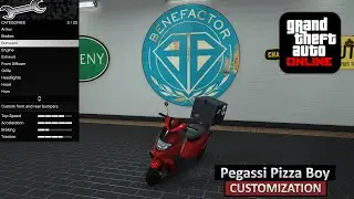 Pegassi Pizza Boy - Customization and Review / GTA Online: Bottom Dollar Bounties / Review [4K]