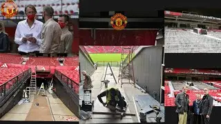 Yes 🔥, Old Trafford Engineers ARRIVE to begin renovations as Sir Jim Ratcliffe & Manchester United