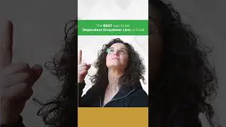 The best way to create Dependent Dropdown Lists in Excel