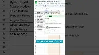 ✅ How to count ticket checkboxes in Google Sheets?  #googlesheets #exceltips #spreadsheet #shorts