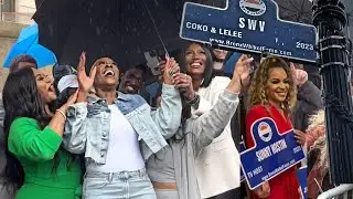 SWV & Sunny Hostin Inducted Into the Bronx Walk of Fame!  [Full Induction Ceremony]