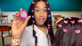 ASMR Girl In The Back Of The Class Gives You A 90’s Makeover ✨ Personal Attention ASMR