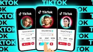 🔥 TikTok 3D Phone Animation - Custom Follow Profile Call to Action