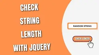 Check String Length in jQuery [HowToCodeSchool.com[