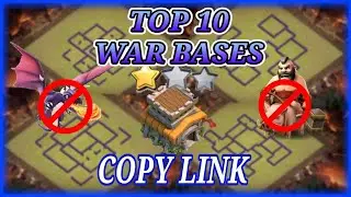 TOP 10 TH 8 WAR BASES with COPY LINK 2020