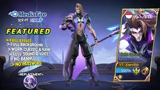 Script Skin Moskov Starlight Violet Spear | No Password | Full Effect & Voice - New Patch