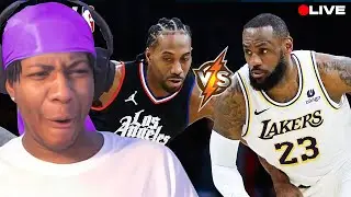Lvgit LIVE Reaction To CLIPPERS at LAKERS  | January 7, 2024