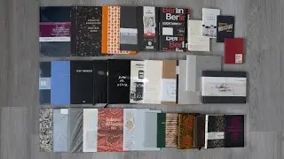 A tour of every single unused sketchbook I own