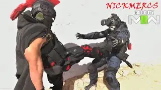 NICKMERCS Operator KICKIN' IT Finishing move {This is SPARTA} MW2 Executions