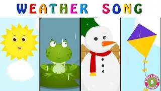 Weather Song | Whats the Weather for kids with lyrics | Bindis Music & Rhymes