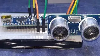 ultra sonic sensor with ARDUINO nano||how to use ultra sonic sensor with Arduino nano||lucifer