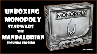 Unboxing Monopoly Mandalorian (Segunda Edición) Juego de Mesa | Español