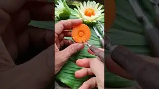 cara buat garnish simple , tumpeng jadi cantik bangett 