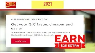 How to open a GIC account in CIBC Bank | Study in Canada | GIC | CIBC Bank