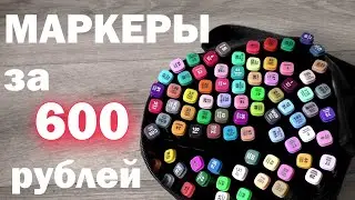 МАРКЕРЫ ЗА 600 РУБЛЕЙ 😱 обзор маркеров с Wildberries