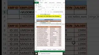 To Import All Data From Vlookup 