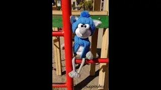 *Кот крючком* Франс ))Игрушка амигуруми *вязаный кот*