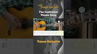 The Godfather Theme Song - Fingerstyle Guitar Tutorial + TAB & Lyrics 