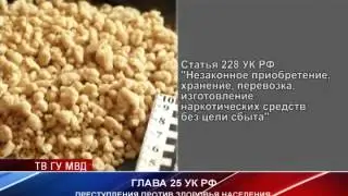 Об уголовном кодексе популярно - статья 228 УК РФ